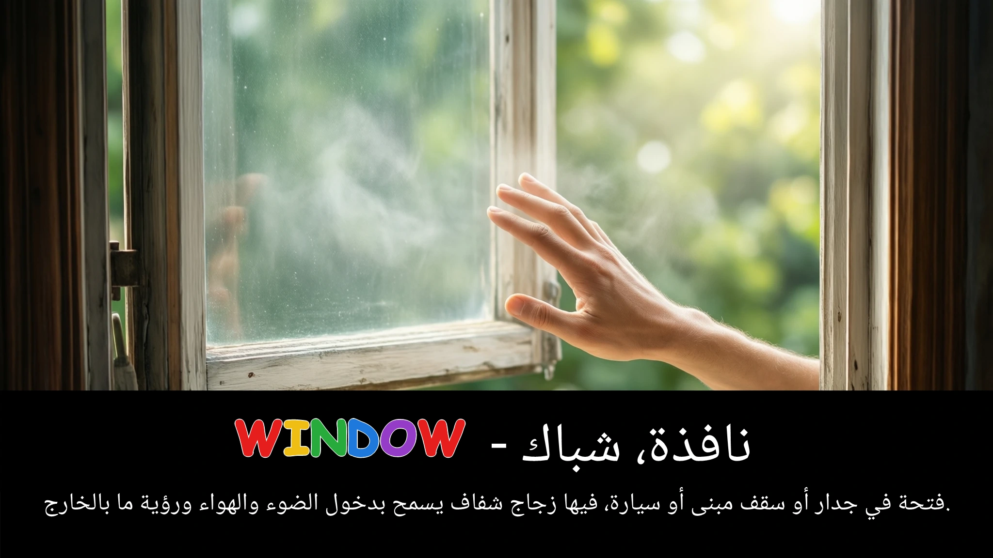 Arabic Illustration for window